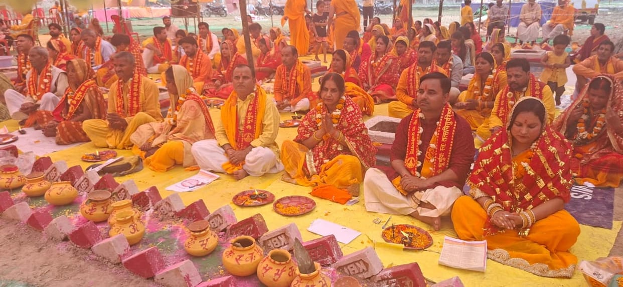 Gayatri Mahayagya concluded with Purnahuti