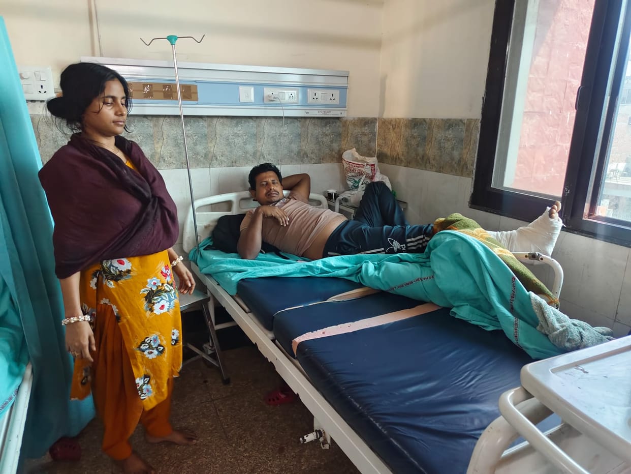 Torn mattresses at the Civil Hospital are increasing the pain of patients.