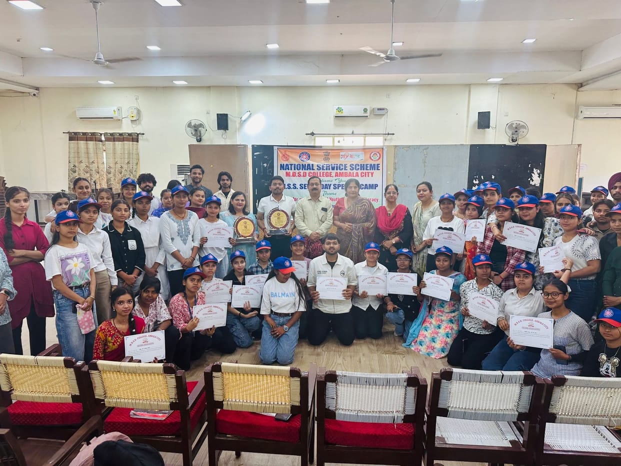Dev was awarded the Best Male and Kashish was awarded the Best Female Volunteer.