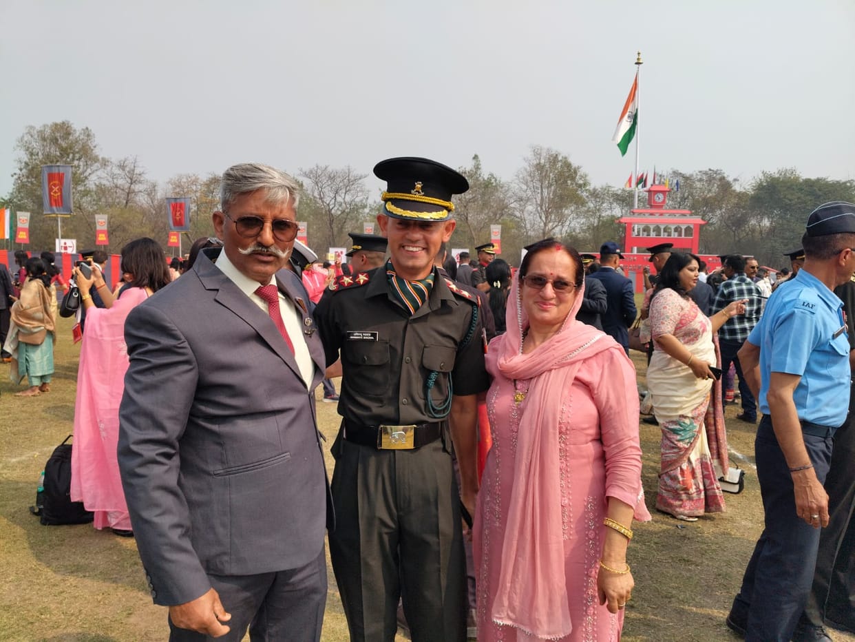Abhimanyu Badwal of Palauhra became Lieutenant