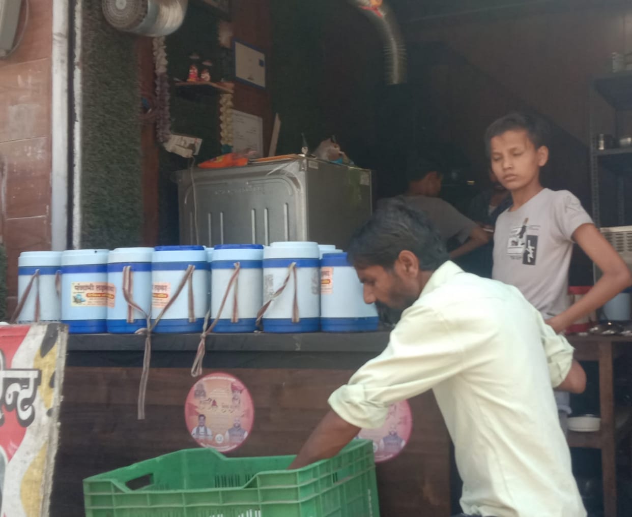 Two days' fuel in the canteen of the medical college and university