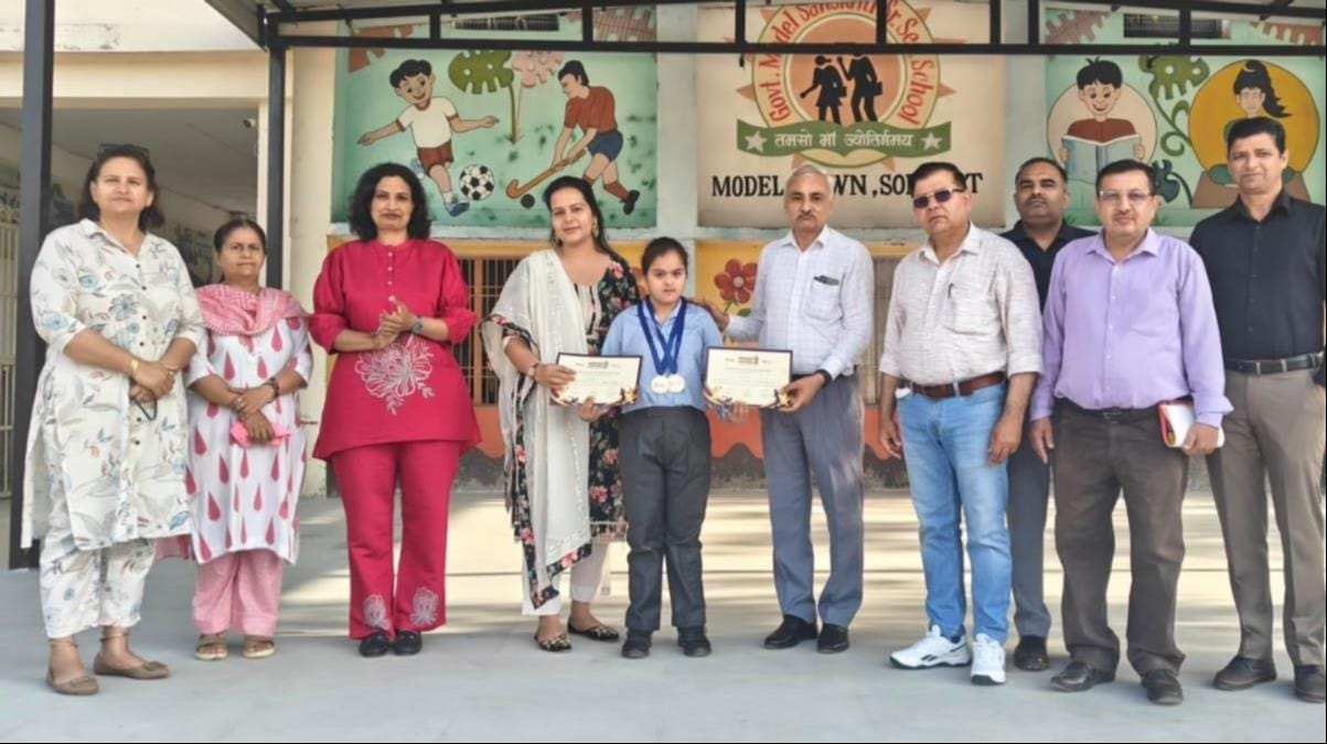 Rudrakshi hoisted the flag of the country's success in the Special Olympics Bharat Games