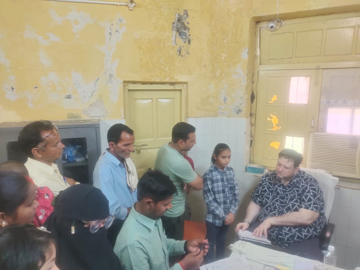 OPD crosses thousand... long queues at prescription counter and blood testing centre