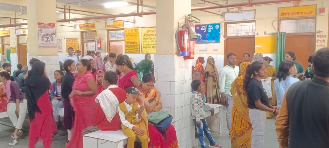 Stomach ache-acidity patients increased, 60-70 people reached the OPD daily