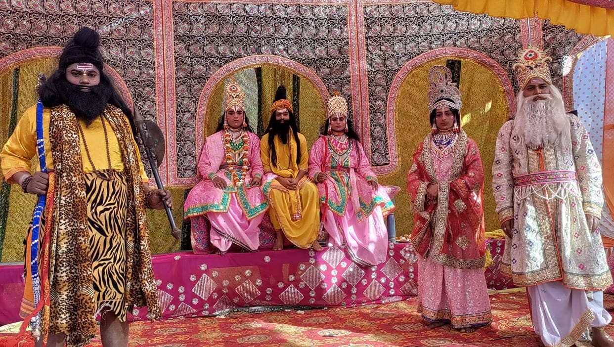 The play of Dhanush Yagya was staged