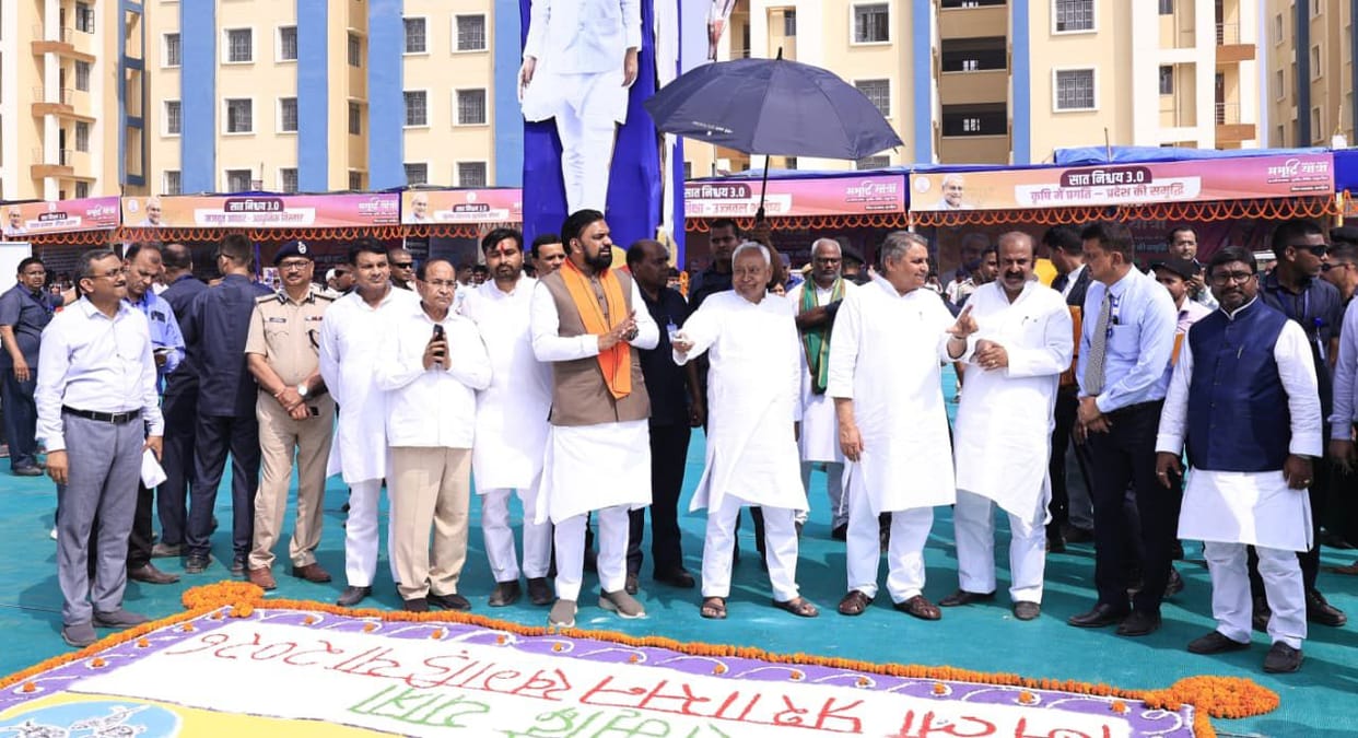 CM Nitish Kumar Inaugurates-Lays Foundation Stones for 319 Development Projects Worth ₹304 Crores in Khagaria