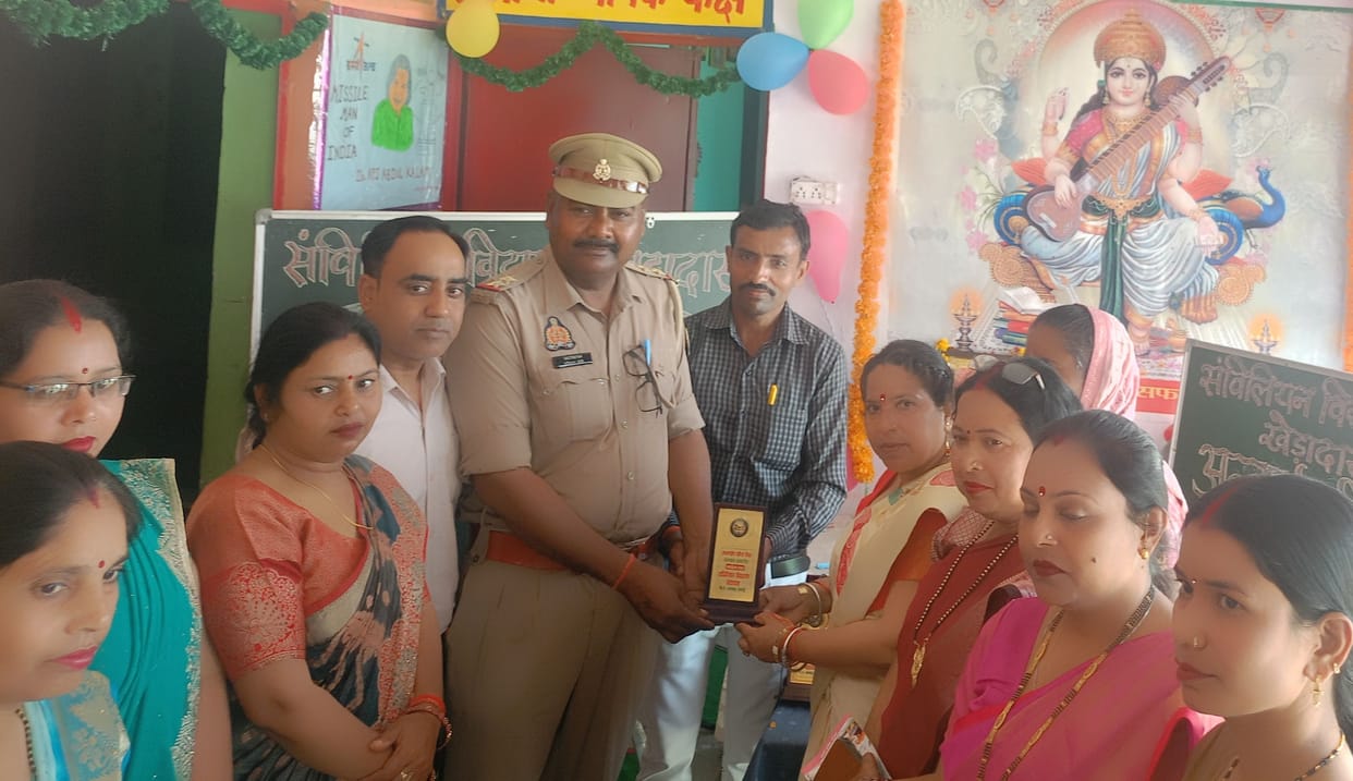 Information about good touch and bad touch was given to girl students and women.