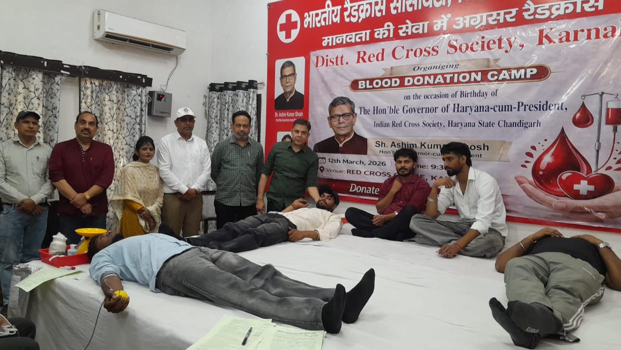 85 people donated blood in two camps
