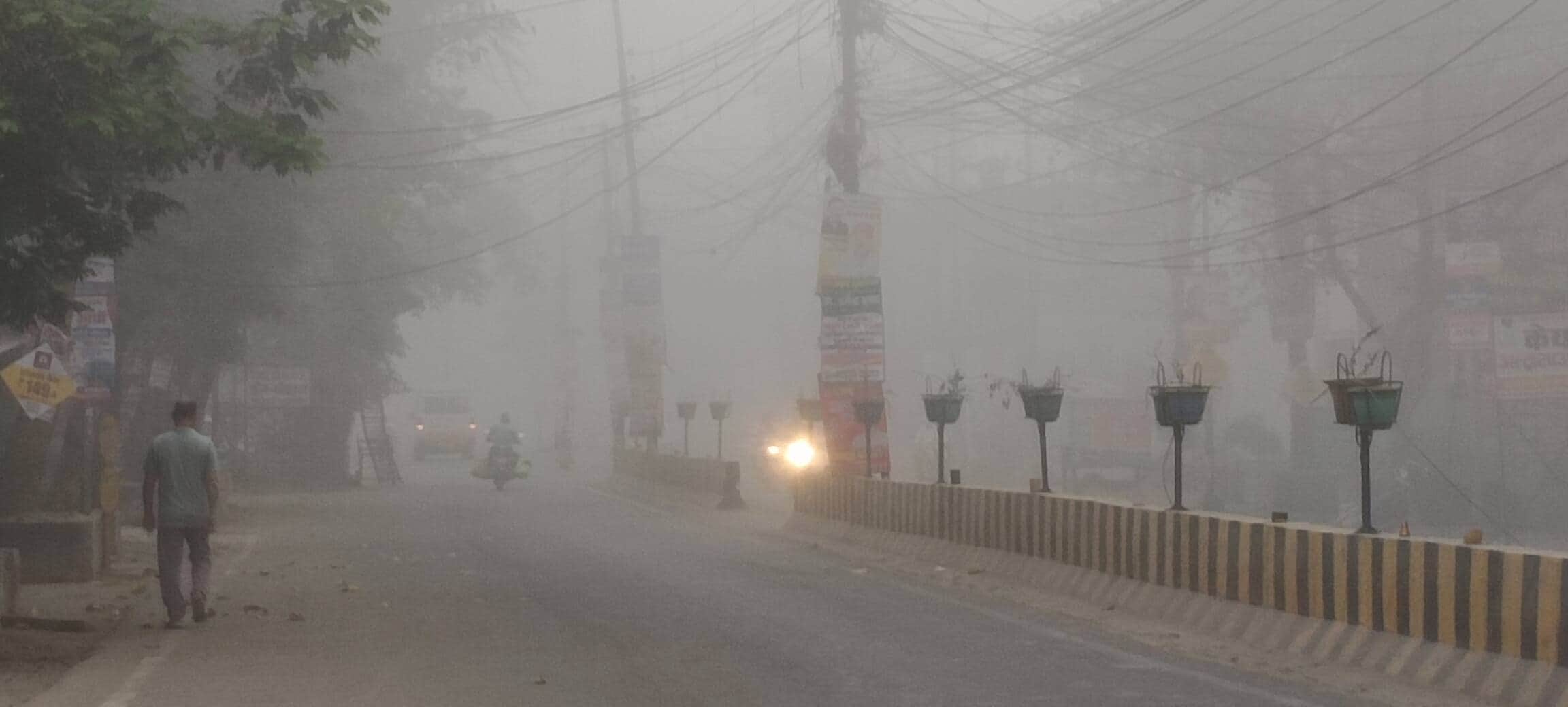 शुक्रवार की सुबह छाया रहा घना कोहरा-संवाद