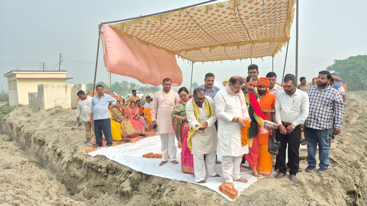 Construction of bus stand begins in Sevarhi