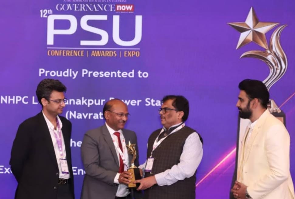 Tanakpur Power Station receives 12th PSU Award