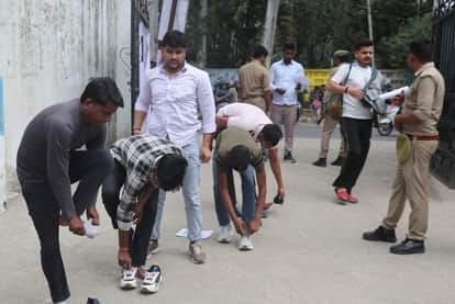 UP: Kalava (sacred thread) removed during SI recruitment exam, women forced to remove Mangalsutra; recruitment