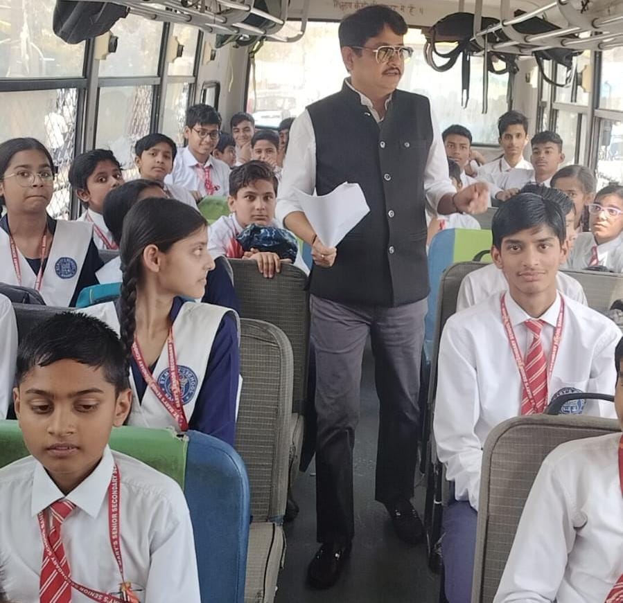 Ground inspection of school buses, instructions to ensure safety