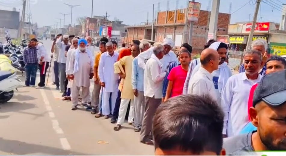 Long queues have been forming outside agencies since morning.