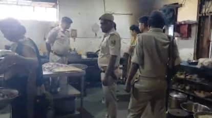 Muzaffarpur Bihar news : many domestic lpg gas cylinders seized from a hotel by district administration today