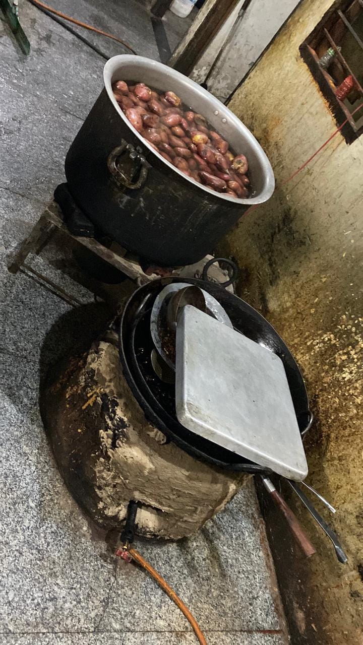 Diesel furnace being prepared for thousands of rupees