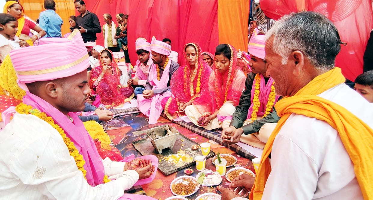 In Powayan, 164 couples tied the knot, while five couples solemnized their marriage through Nikah.