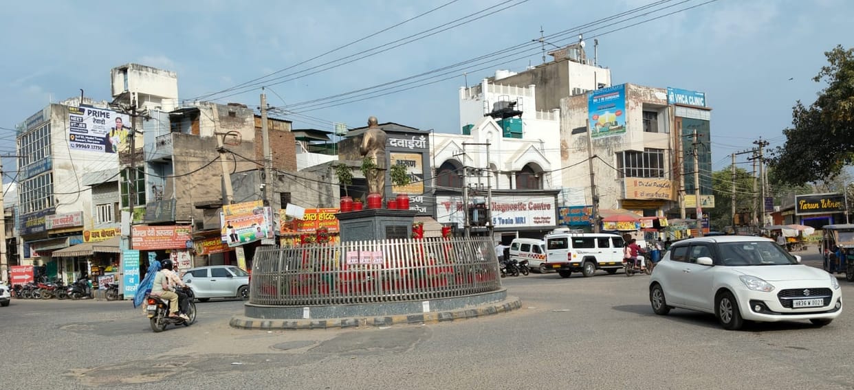 The remaining stretch from Ambedkar Chowk to Dharuhera Toll Post will be constructed.