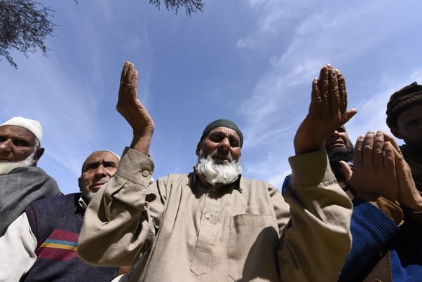 Srinagar, Namaj, Prayers in Mosque