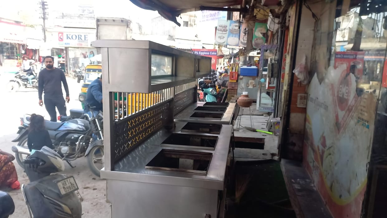 Food has started being cooked over traditional stoves at the 'no-profit, no-loss' eatery.