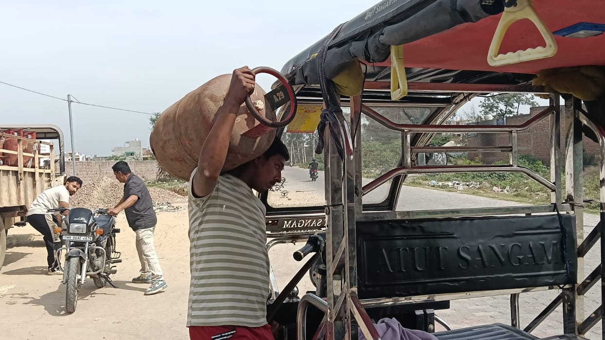 Gas cylinder supply normalised as soon as online booking began.
