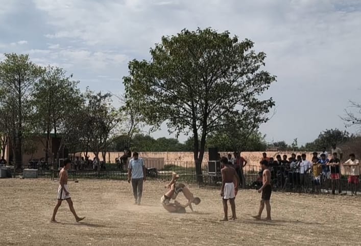 Players showed their strength in Harsaula Kabaddi Cup