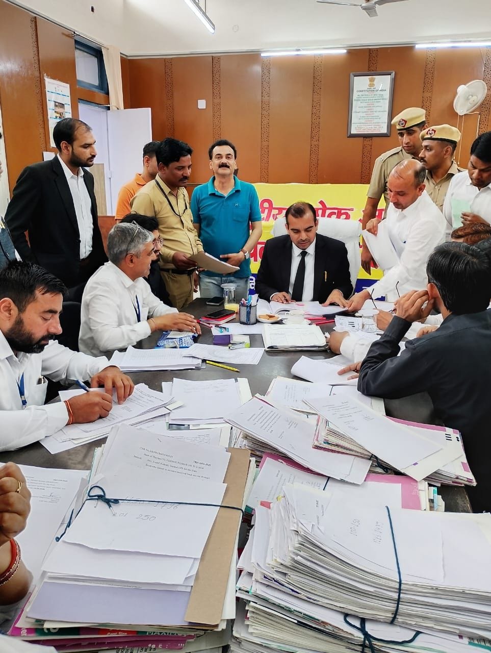 At the Lok Adalat, while some left with beaming faces, others met with disappointment.