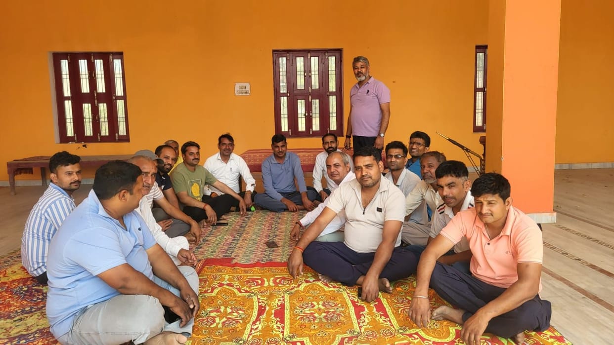 Meeting regarding preparations for Navratri