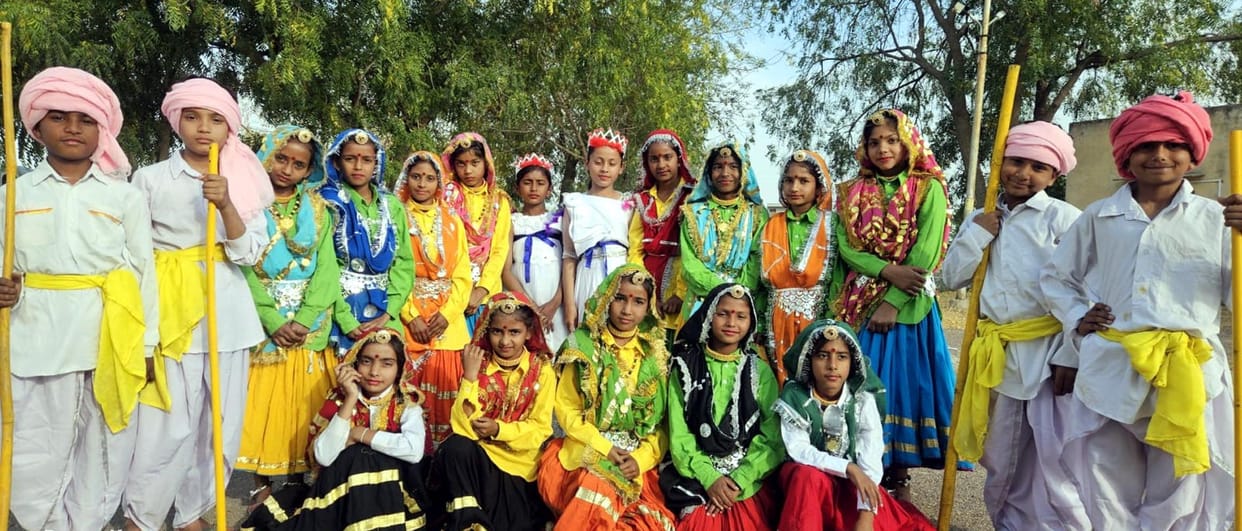The district team stood first in the group dance competition at the Kab-Bulbul Festival
