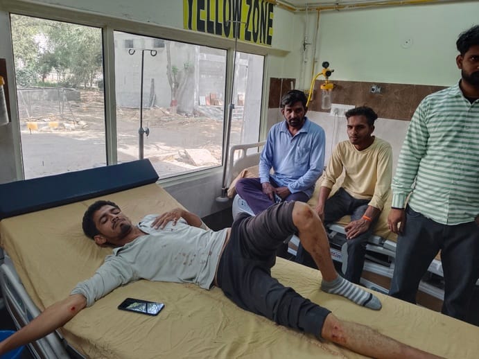 Two bikes collide, five youths injured