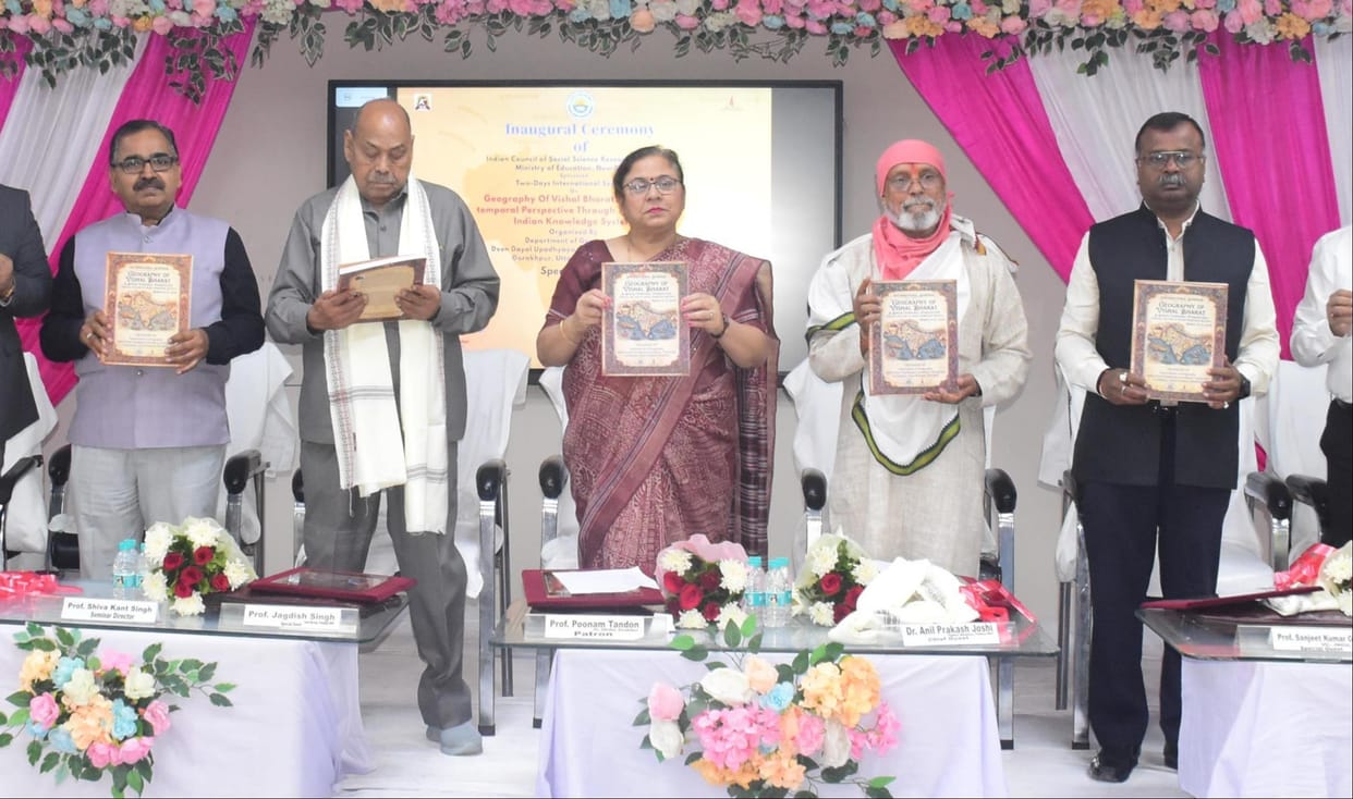 A two-day international seminar on 'Geography of Greater India' was inaugurated at the Department of Geography, DDU.