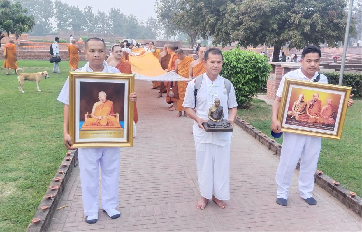 Worship was performed in the Jetavana