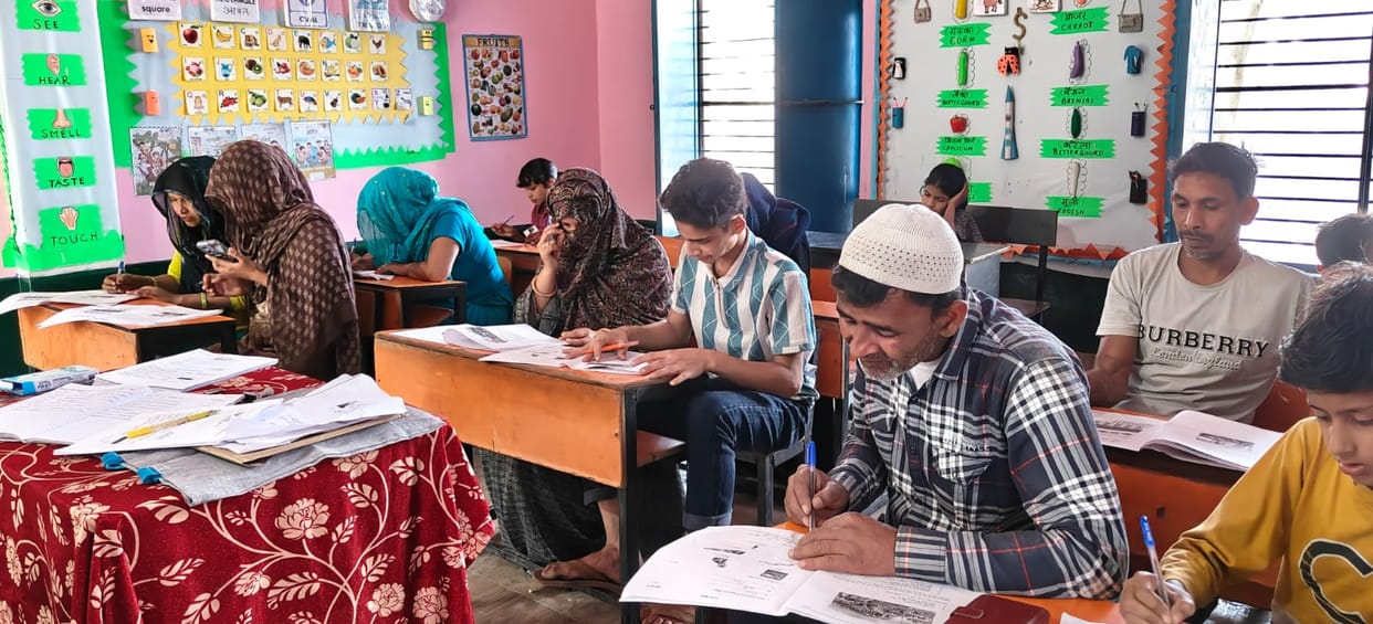 Navbharat Literacy Examination conducted in council schools