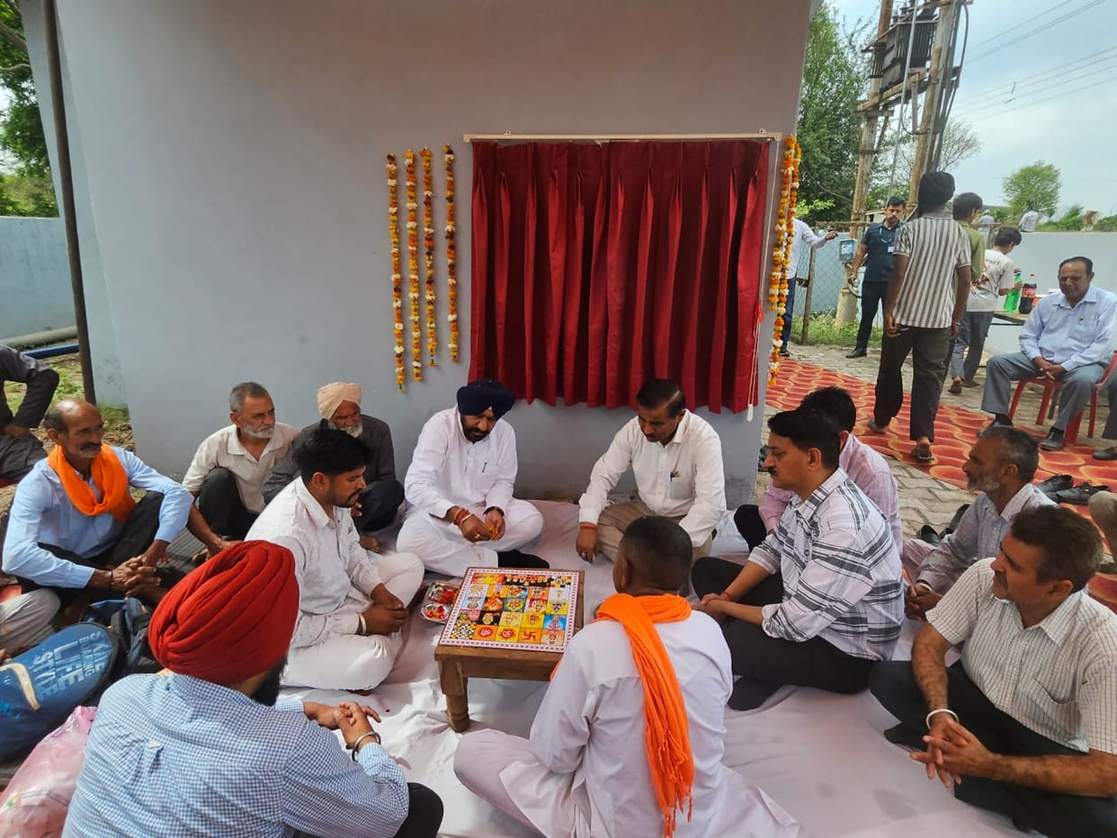 Four irrigation tube wells dedicated to the public