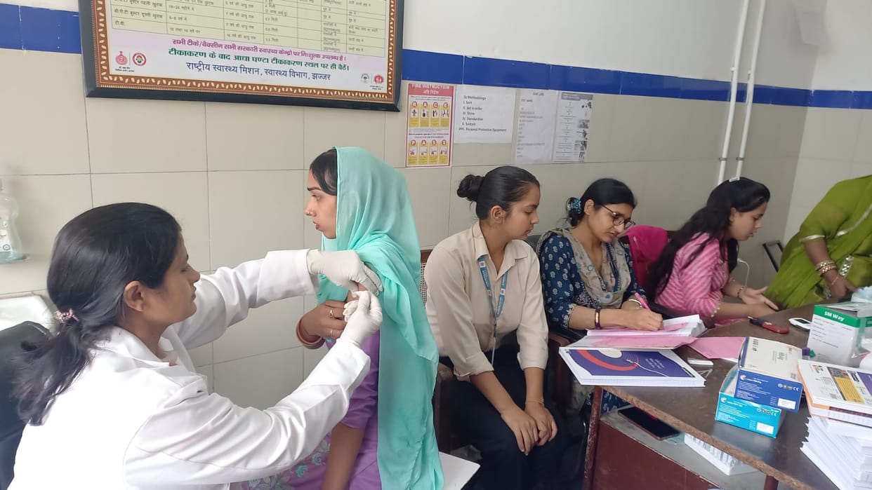 869 vaccines were administered in the district on National Vaccination Day.