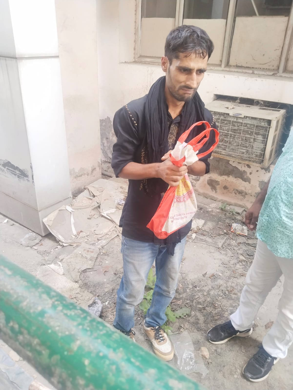Two youths caught stealing pipes from Civil Hospital