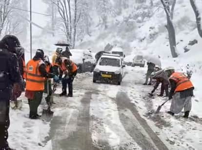 Heavy snowfall, sub-zero temperatures and slippery roads