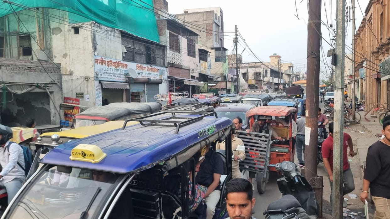 Vrindavan Groans Under Traffic Gridlock; No One to Offer Relief