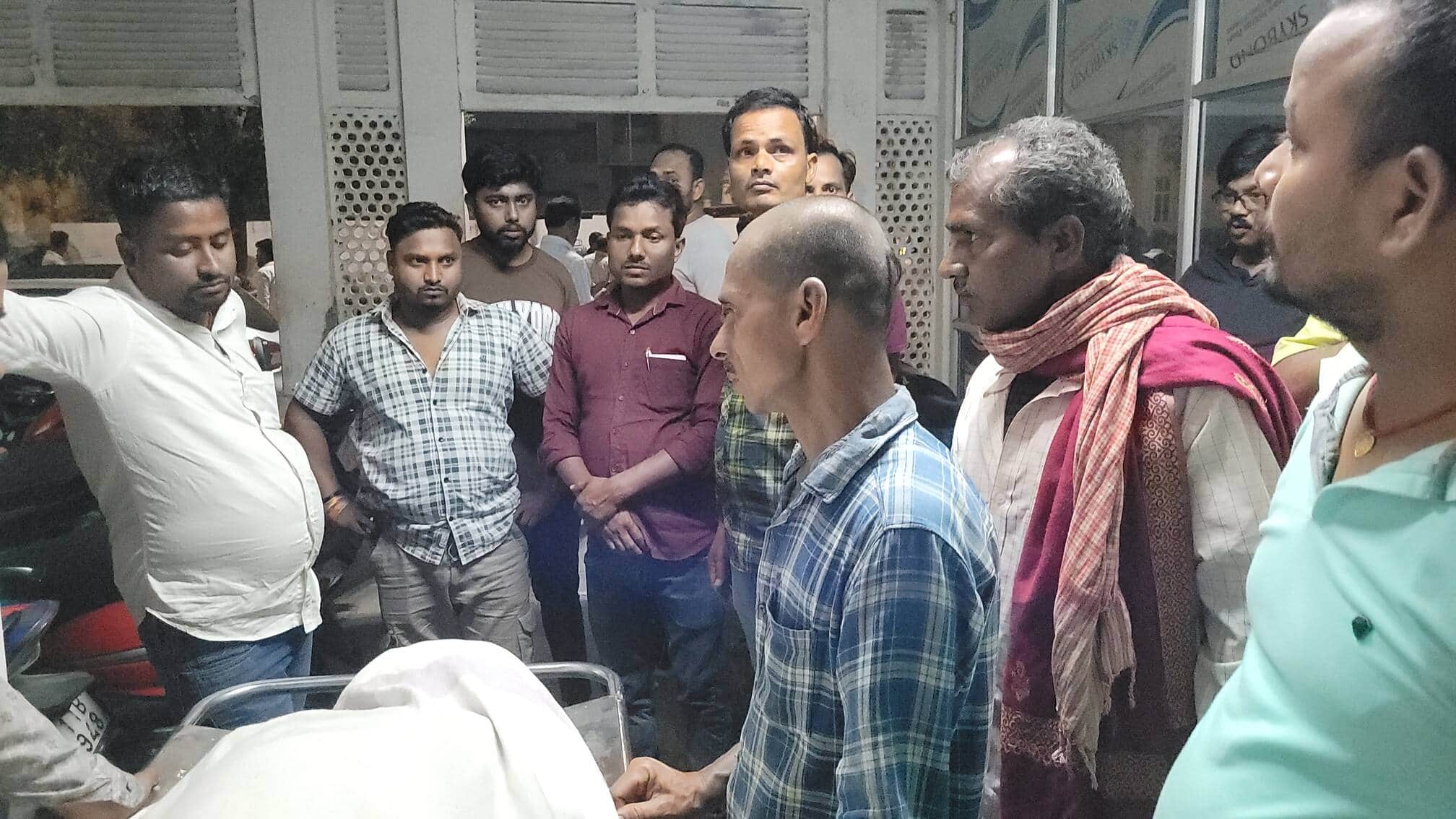 पूर्णिया GMCH में रोते बिखलते परिजन