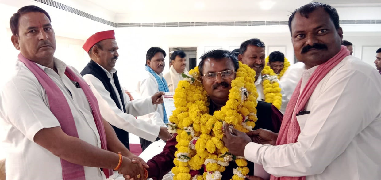 Gaurishankar Khair became the SP's Bah Tehsil President