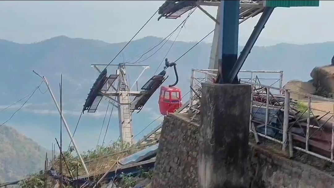 Extensive inspection of the ropeway was done before Chaitra Navratri.