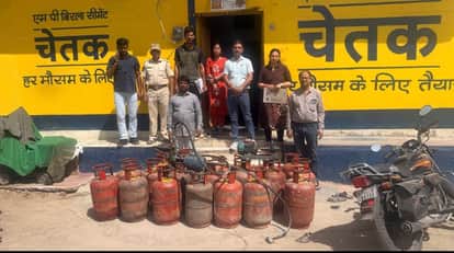 LPG Crisis: Illegal Gas Refilling in Udaipur; Administration Seized 21 Domestic Cylinders and Two Machines