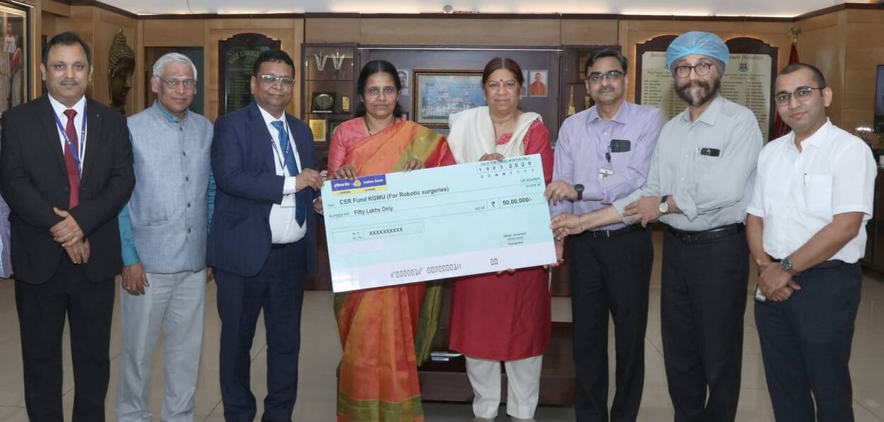 KGMU gets Rs 50 lakh for free robotic surgery