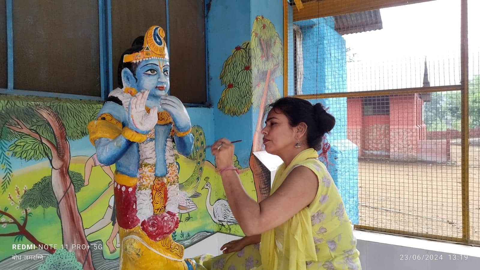 चमेश्नी निवासी लता। संवाद