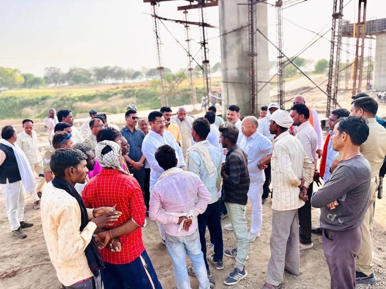 Minister of State inspected Turri drain, instructed to get it constructed soon
