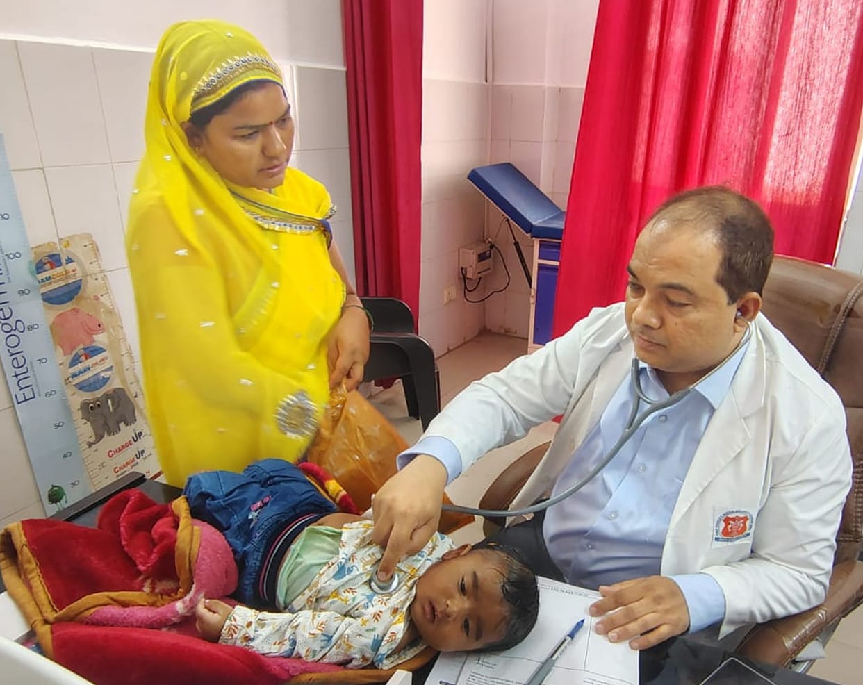 Children falling sick due to weather changes
