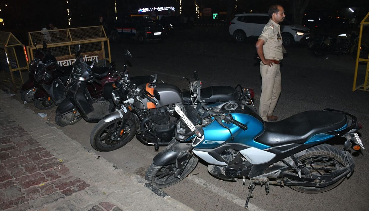 Seven bikes of stuntmen seized, 60 challans issued