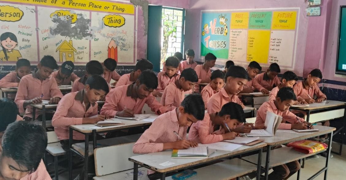 Council School Exams Fail on Day One; Students Spotted Sitting Side-by-Side