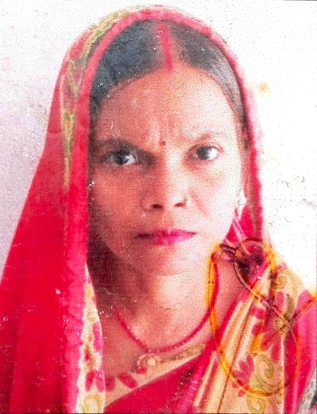 कुतुबनगर से मृतक महिला की फाइल फोटो।