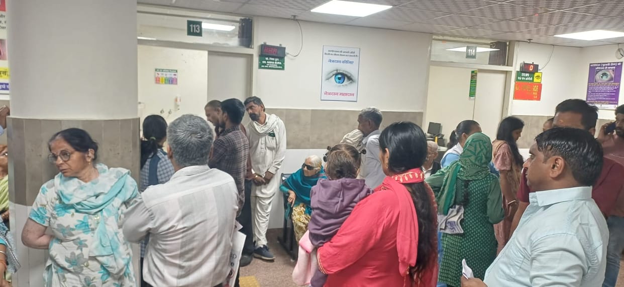 Cases of eye infection on the rise in the Civil Hospital